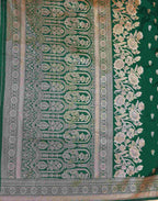 Green Silk Woven Banarasi Saree
