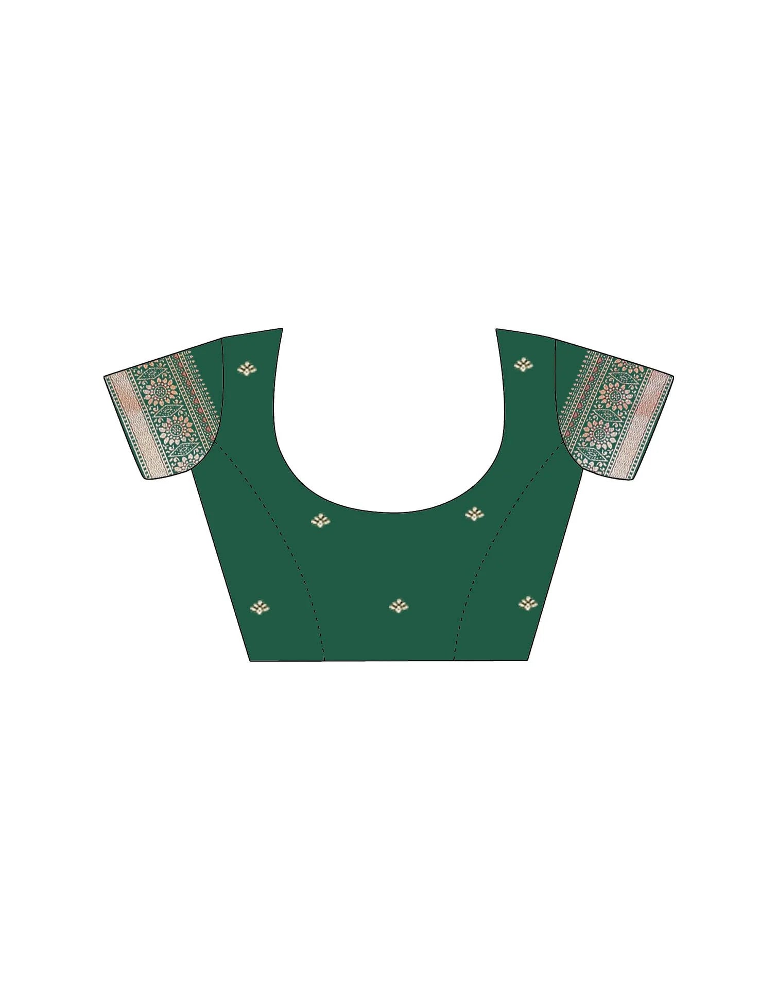 Green Silk Woven Banarasi Saree
