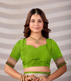 Green Silk Woven Paithani Saree With Weaving Zari Work